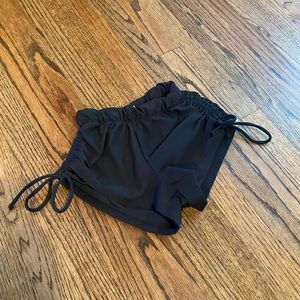 Five Dancewear high tied black shorts